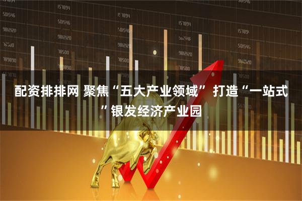 配资排排网 聚焦“五大产业领域” 打造“一站式”银发经济产业园